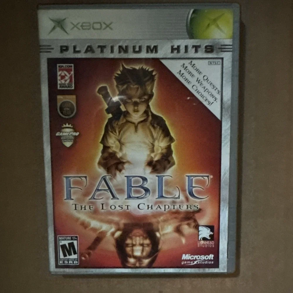 Fable: The Lost Chapters Microsoft Xbox 2005 No Manual